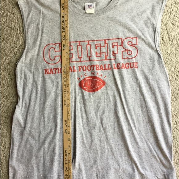 Kansas City Chiefs NFL Sleeveless T-Shirt - Picture 3 of 4